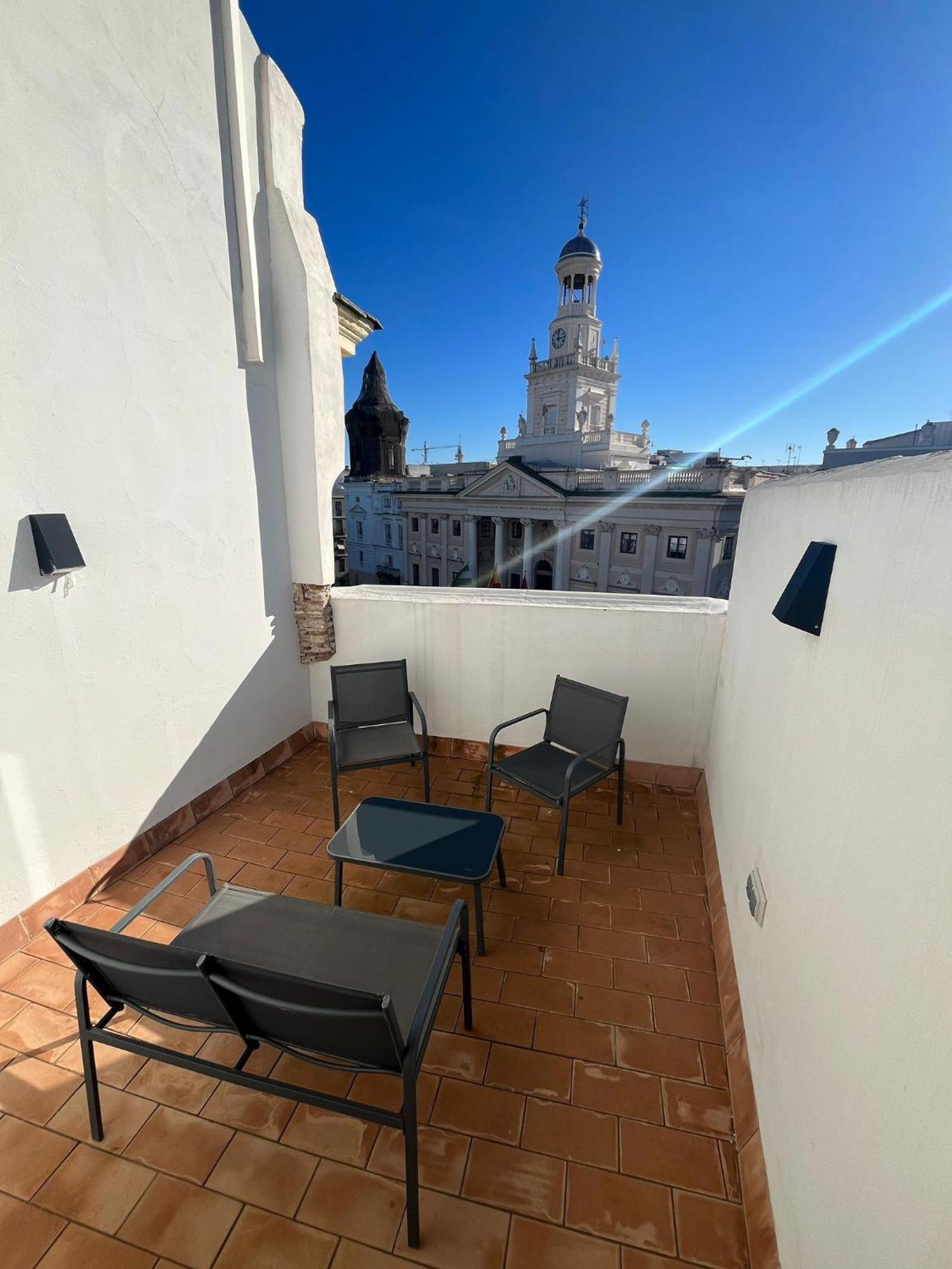 Penthouse La Plaza En Cadiz Centro Grupo Ac Gestion Apartman Kültér fotó